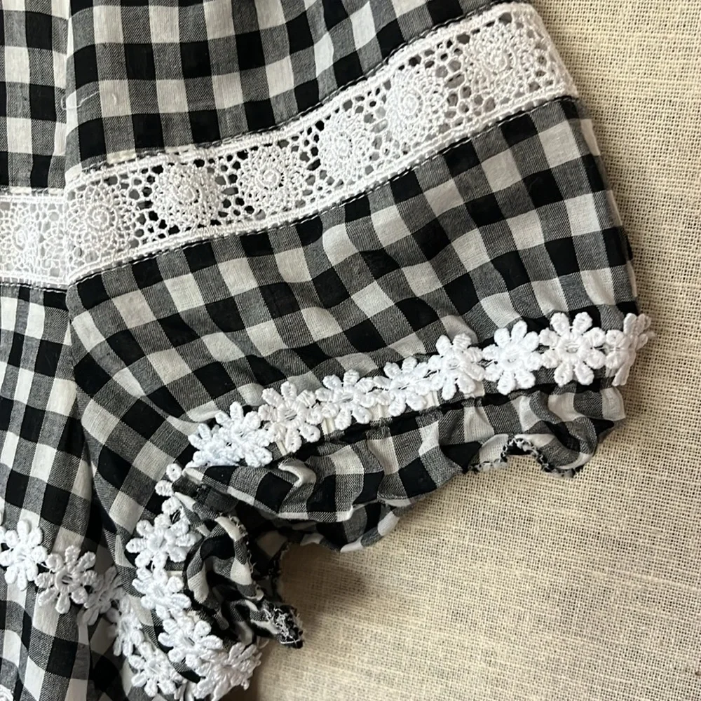 J. Crew stylish gingham